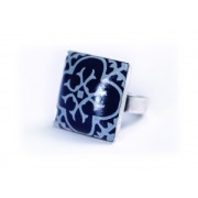 Mini silicone mold for polymer clay and metal paste - Square Cabochons