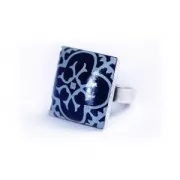 Mini silicone mold for polymer clay and metal paste - Square Cabochons