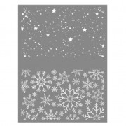 Silk Screen Graine Creative for Polymer Clay 114x153mm- Christmas pattern|raw }}