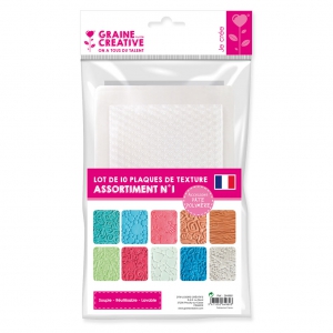 10 texture plates 200x135 mm - Nature