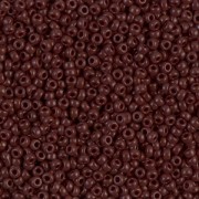 Miyuki Seed beads 15/0 409 - Opaque Chocolate