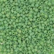 Miyuki Delica 11/0 DB0877 - Mattete Opaque Green AB