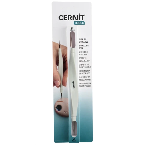 Modelling tool for polymer clay - Cernit ball tool 1 and 0.5 mm