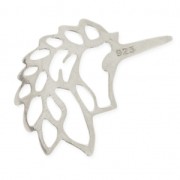 925 Sterling Silver Spacer Unicorn 26 x 17.5 mm x1|raw }}