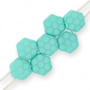 Honeycomb 6 mm Green Turquoise Silk Mat Laser Core x20|raw }}