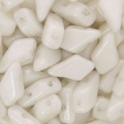 Czech Glass beads Kite Beads 9x5 mm Chalkwhite Ceramic Look x10g|raw }}
