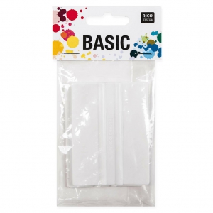 Creative leisure tool - Plastic spatula for stencil and silkscreen x2