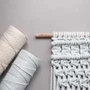 Wooden sticks 30 cm maille name is Run the cord - Kesi Art