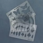 Rigid Template for polymer clay 152x100 mm Moons