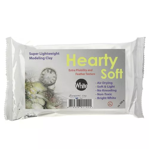 Self-hardening ultra-light Padico clay Hearty Soft White x100g