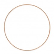 Mounting round element for beadweaving 50x1.9 mm Rose Gold Tone|raw }}