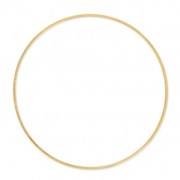 Mounting round element for beadweaving 50x1.9 mm fine Gold plated|raw }}