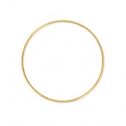 Mounting round element for beadweaving 40x1 mm fine Gold plated|raw }}