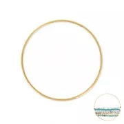 Mounting round element for beadweaving 40x1 mm fine Gold plated