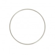 Mounting round element for beadweaving 40x1 mm Fine Antique silver plating|raw }}