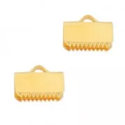 10 mm Clamp-On Tips - Fine gold plated x2