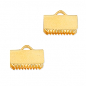 10 mm Clamp-On Tips - Fine gold plated x2