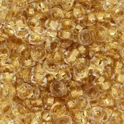 Miyuki Spacer 3 mm SPR3-0195 - 24kt Gold Lined Crystal x5g