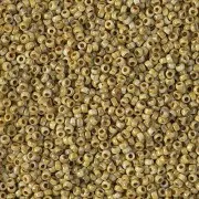 Miyuki seed beads 15/0 4512 - Opaque Yellow Picasso x8g