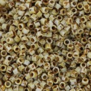 Miyuki Delica 11/0 DB2262 - Opaque Yellow Picasso x 8g