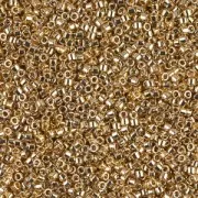 Miyuki Delica 11/0 DB0034 - 24kt Gold Light Plated wholesale package 50g