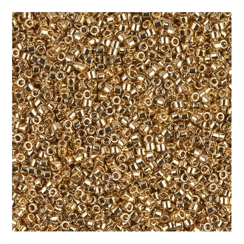 Miyuki Delica 11/0 DB0034 - 24K Gold-Plated x 50g