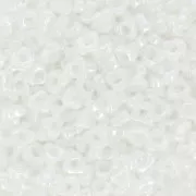 Triangle Miyuki Spacer 2.8x1.3 mm SPTR28-0420 - White Pearl Ceylon x10g