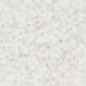 Triangle Miyuki Spacer 2.8x1.3 mm SPTR28-0402 - White x10g