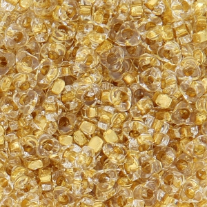 Triangle Miyuki Spacer 2.8x1.3 mm SPTR28-0195 - 24kt Gold Lined Crystal x5g