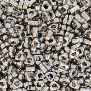 Triangle Miyuki Spacer 2.8x1.3 mm SPTR28-0194 - Palladium Plated x5g