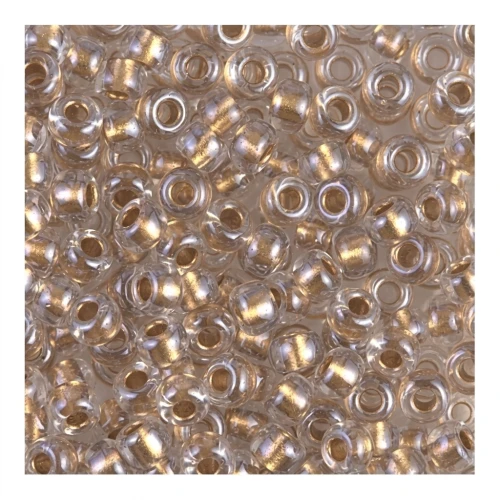 Miyuki Seed beads 8/0 234 - Crystal Spkl Met Gold Lined