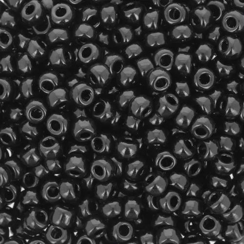 Miyuki Seed beads 8/0 401 - Black 8g