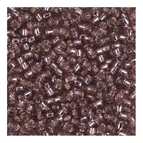 Miyuki Seed beads 8/0 12 - Silver Lined Smoky Amethyst