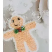 Creative Bubble - Sponge crochet thread tawashi Dark Red x50g