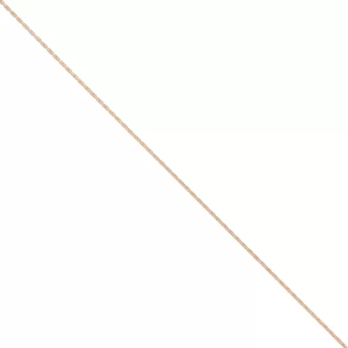 Paloma fine Chain 0.6 mm for Miyuki Delica 11/0 Rose Gold filled x1m