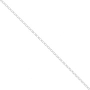 1.7 mm 925 Sterling Silver Cable chain x 1m|raw }}