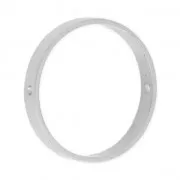 Pierced brass Ring for beadweaving 26 mm rhodium tonex1