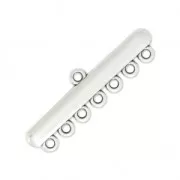 Wide spacer for  bracelet 7 rows 38 mm Antique Silver Plating x1