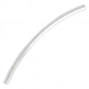 Silver Tube curved 45x2 mm x1