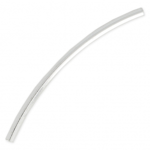 Silver Tube curved 45x2 mm x1