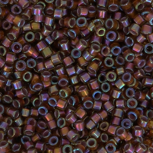 Miyuki Delica 11/0 DB1692 - Silver Lined Glazed Dark Honey AB x8g