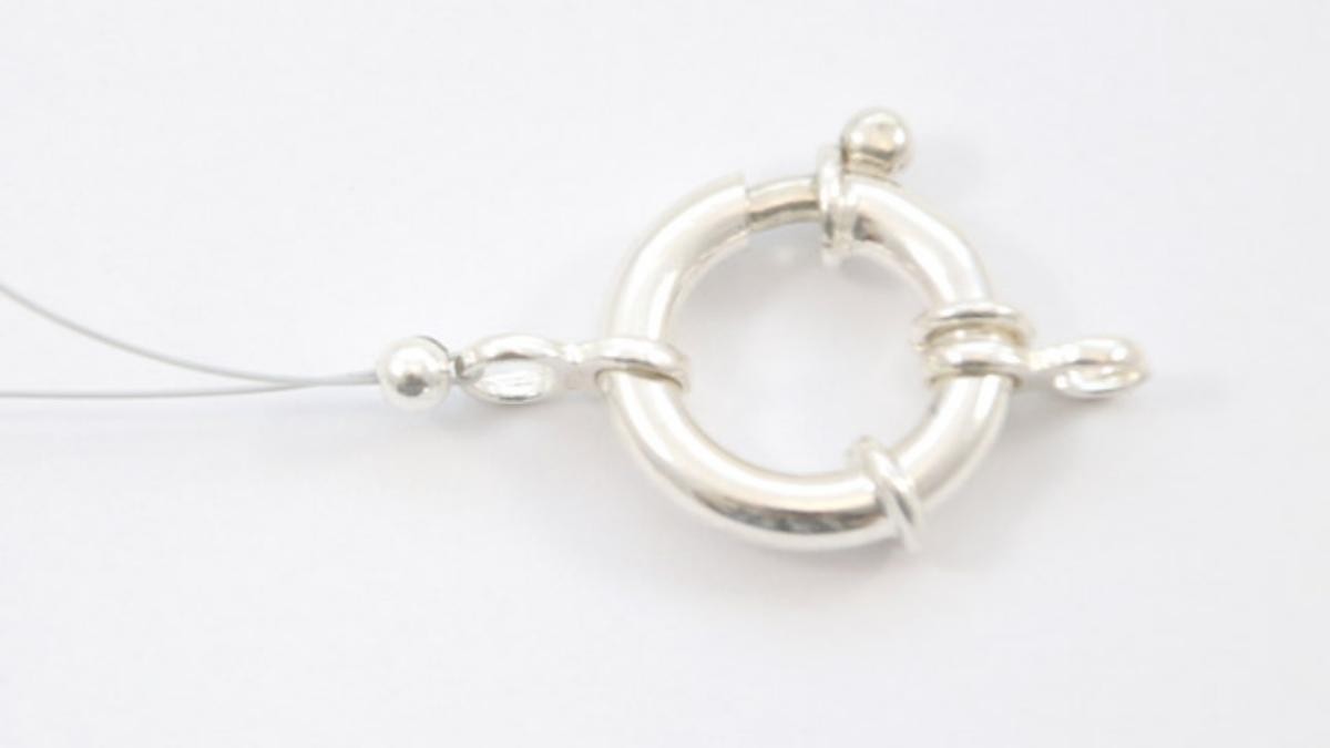 Make pretty finishes with crush beads : Step 5 Make pretty finishes with crush beads : Step 5