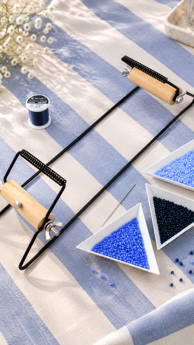 Schema How to use a beading loom for bead weaving? Schema How to use a beading loom for bead weaving?