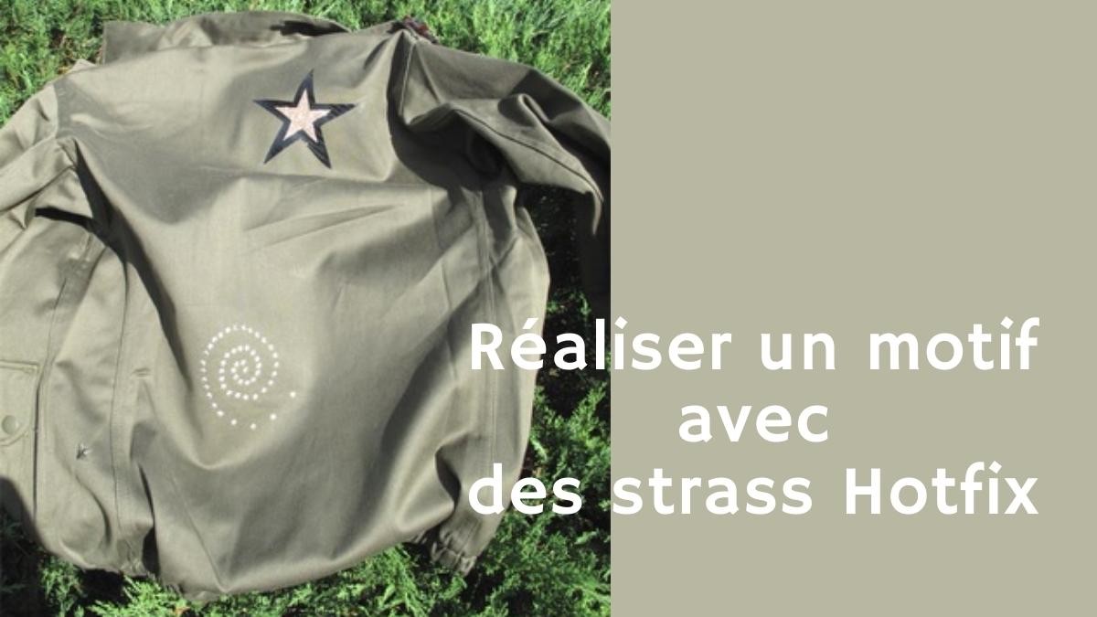 Comment réaliser un motif avec des strass Hotfix ?