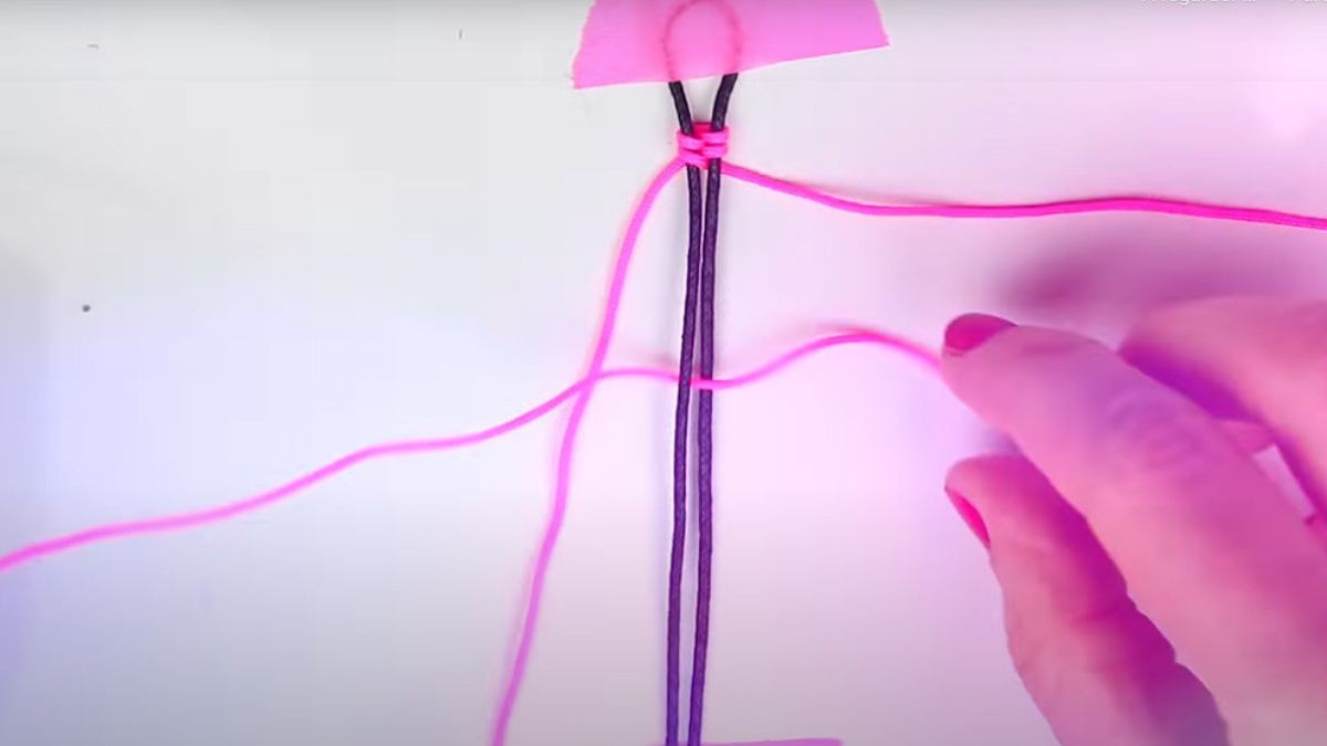Make a brazilian bracelet : Step 6