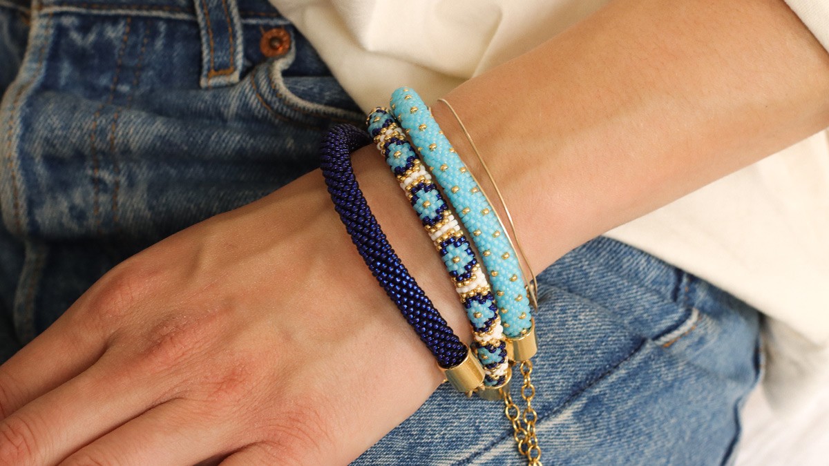 How to do beaded ropes ?