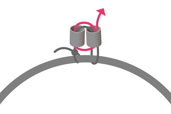 How to weave beads around a ring? : Step 2