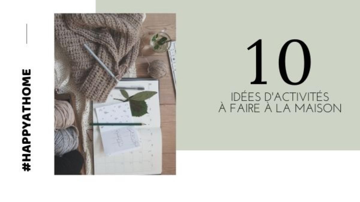 10 activities to do at home