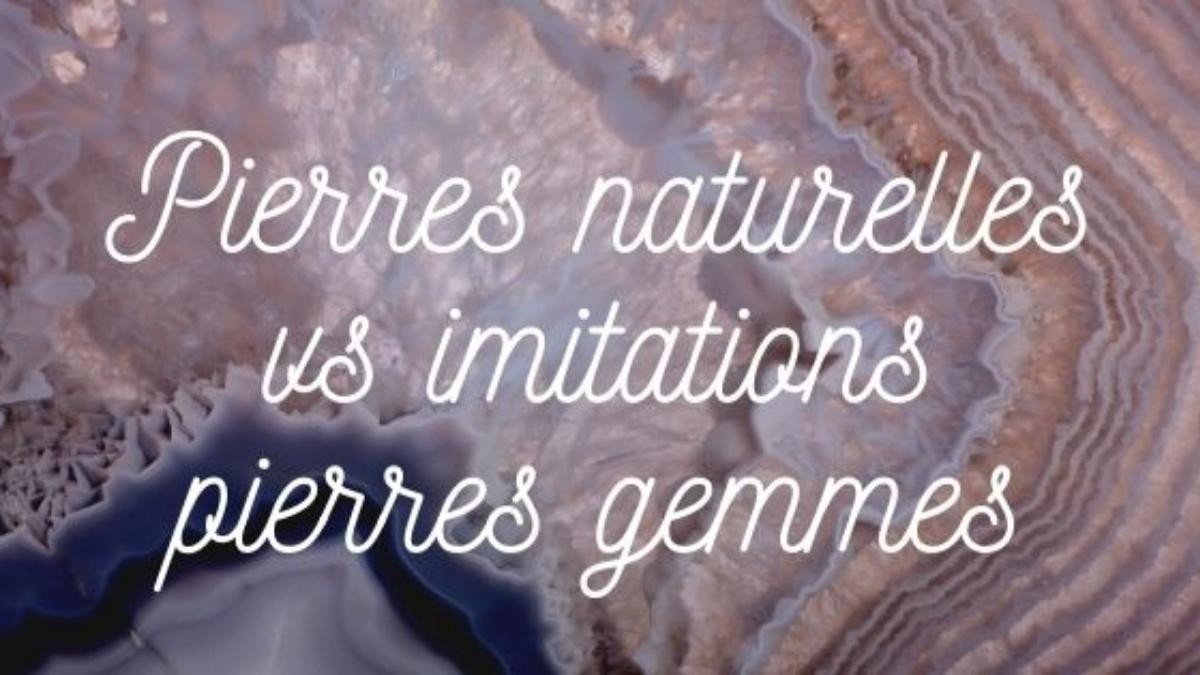 Natural stone vs Imitation gemstone