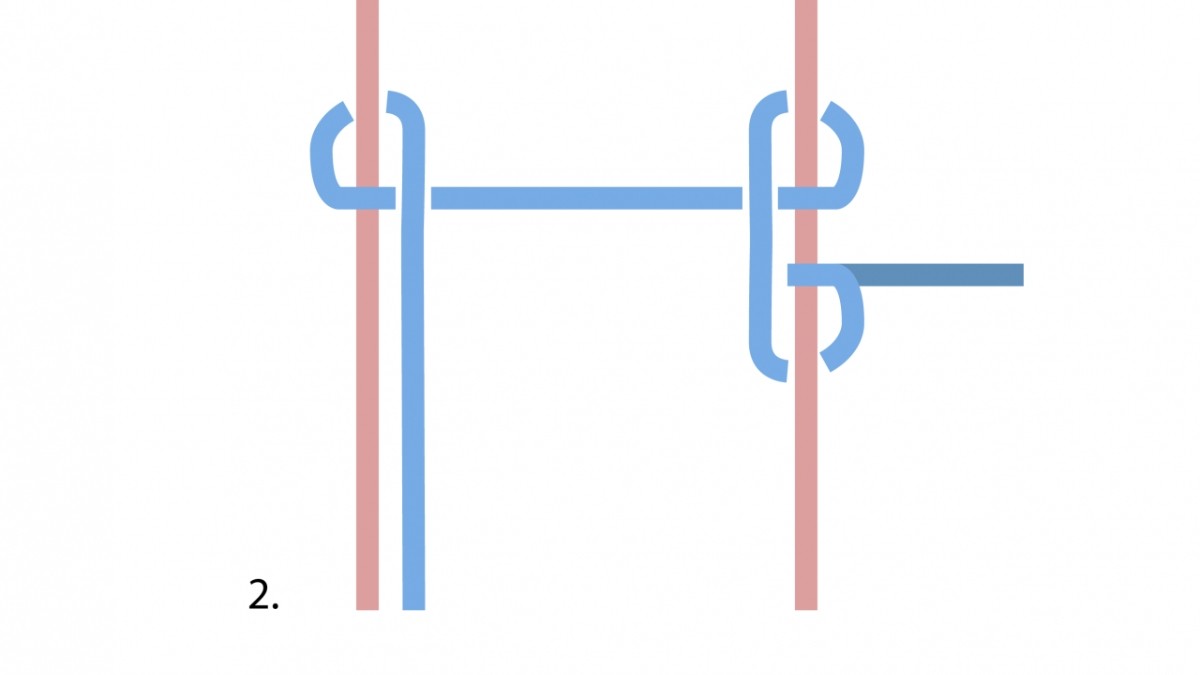 How to crimp a macrame stone? : Step 2 How to crimp a macrame stone? : Step 2